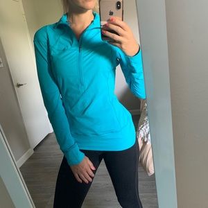 Lululemon Running Jacket Size 6 Light Blue